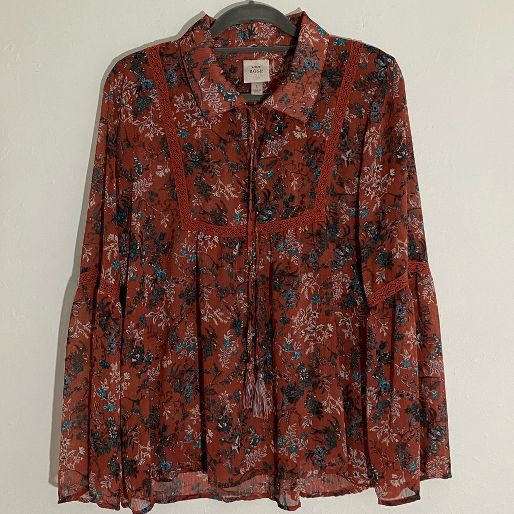 Red Orange Long Sleeve